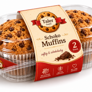 Taler Zartbitter-Schoko Muffins