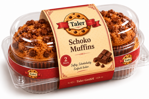 Taler Vollmilch-Schoko Muffins