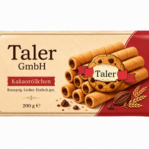 Taler Schokoröllchen Snack