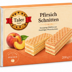 Taler Pfirsich Schnitten
