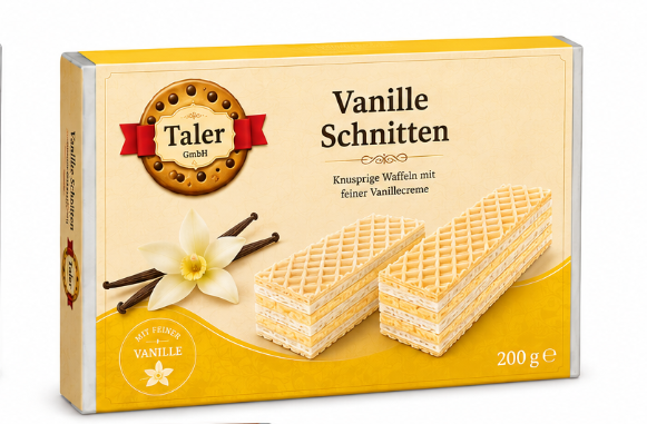 Taler Vanille Schnitten