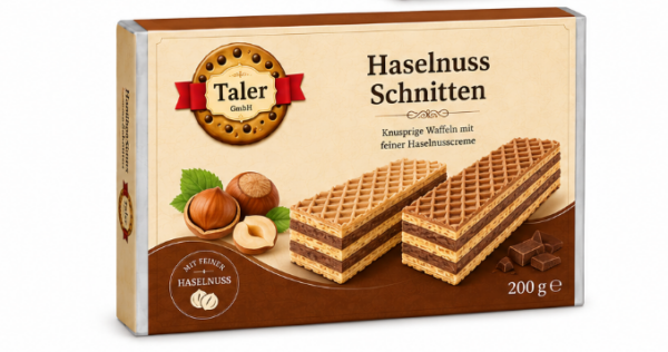 Taler Haselnuss Schnitten