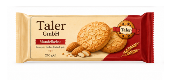 Taler Mandelkekse Snack