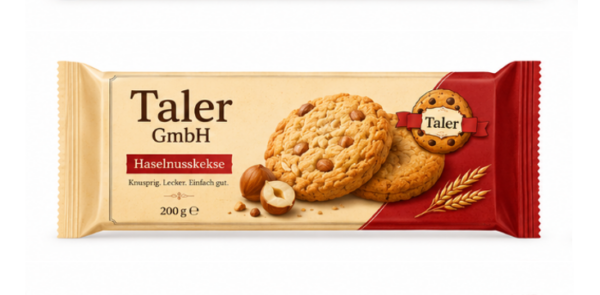 Taler Haselnusskekse Snack