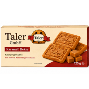 Taler Karamell Kekse