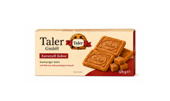 Taler Karamell Kekse