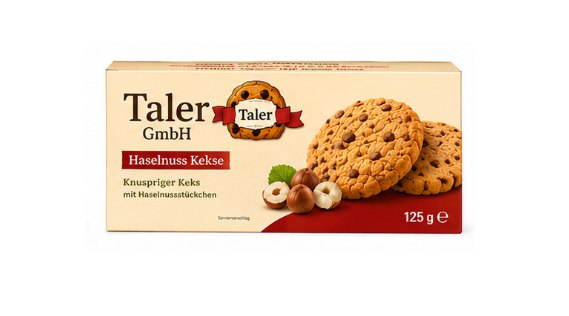 Taler Haselnuss Kekse
